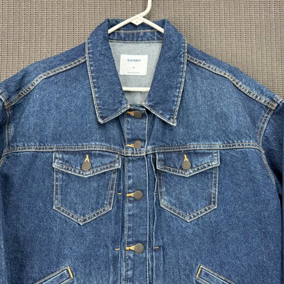 Old Navy Womens Denim Jacket XL - Picture 3 of 8